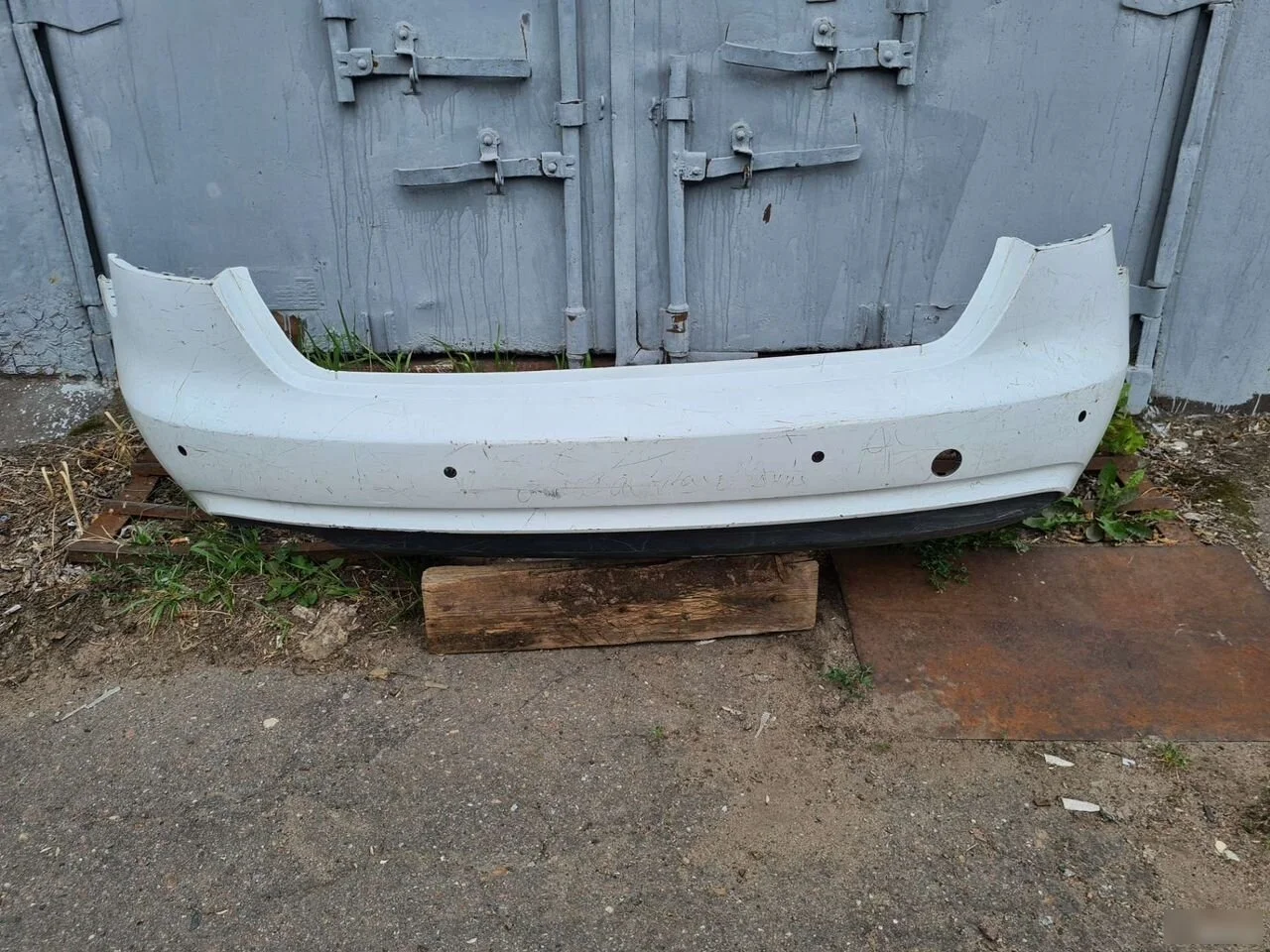 Задний бампер Audi A4 B8 рестайлинг (2011—2015)