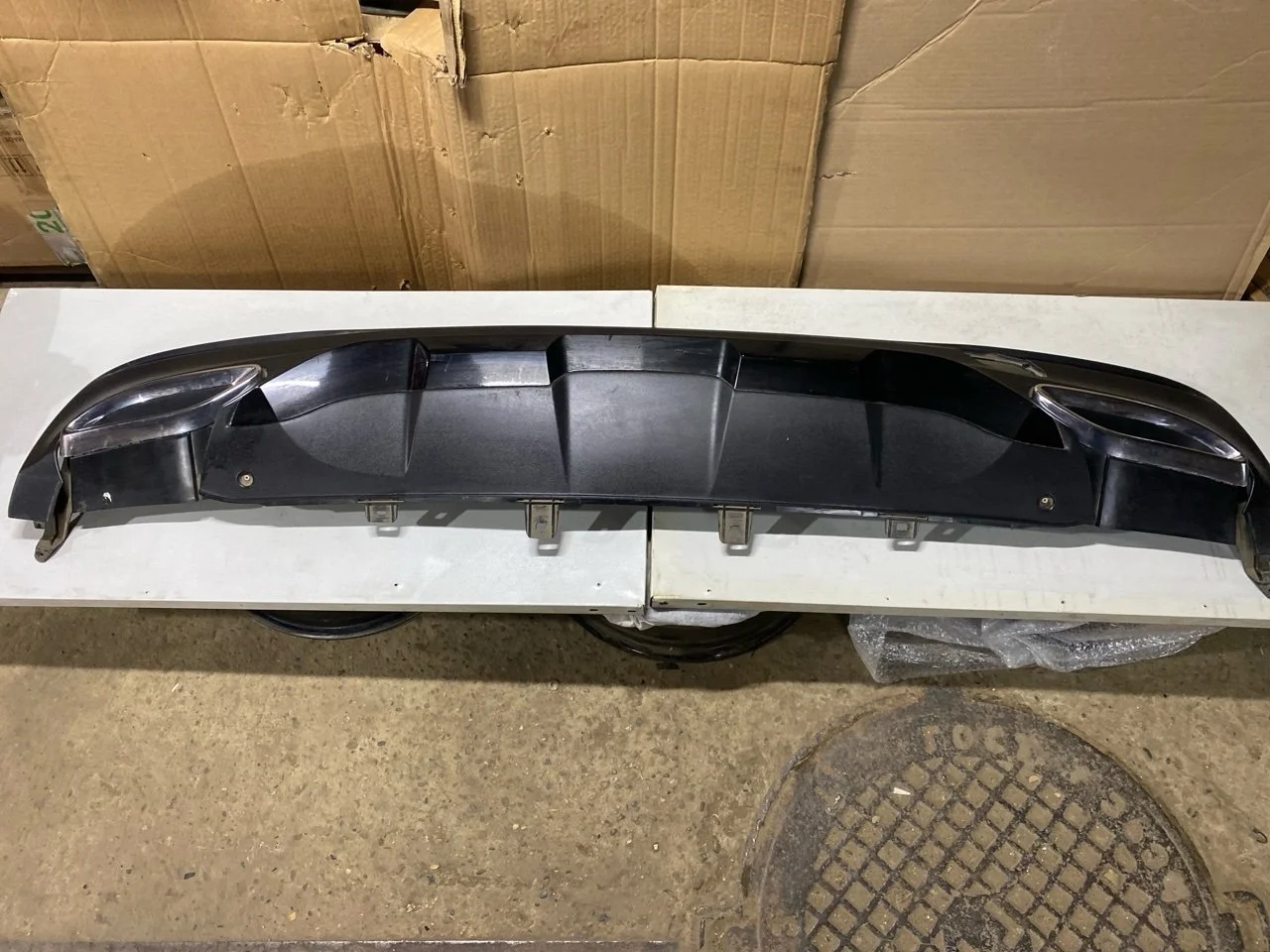 Юбка бампера Mercedes GLE 2020 A1668851138, задняя