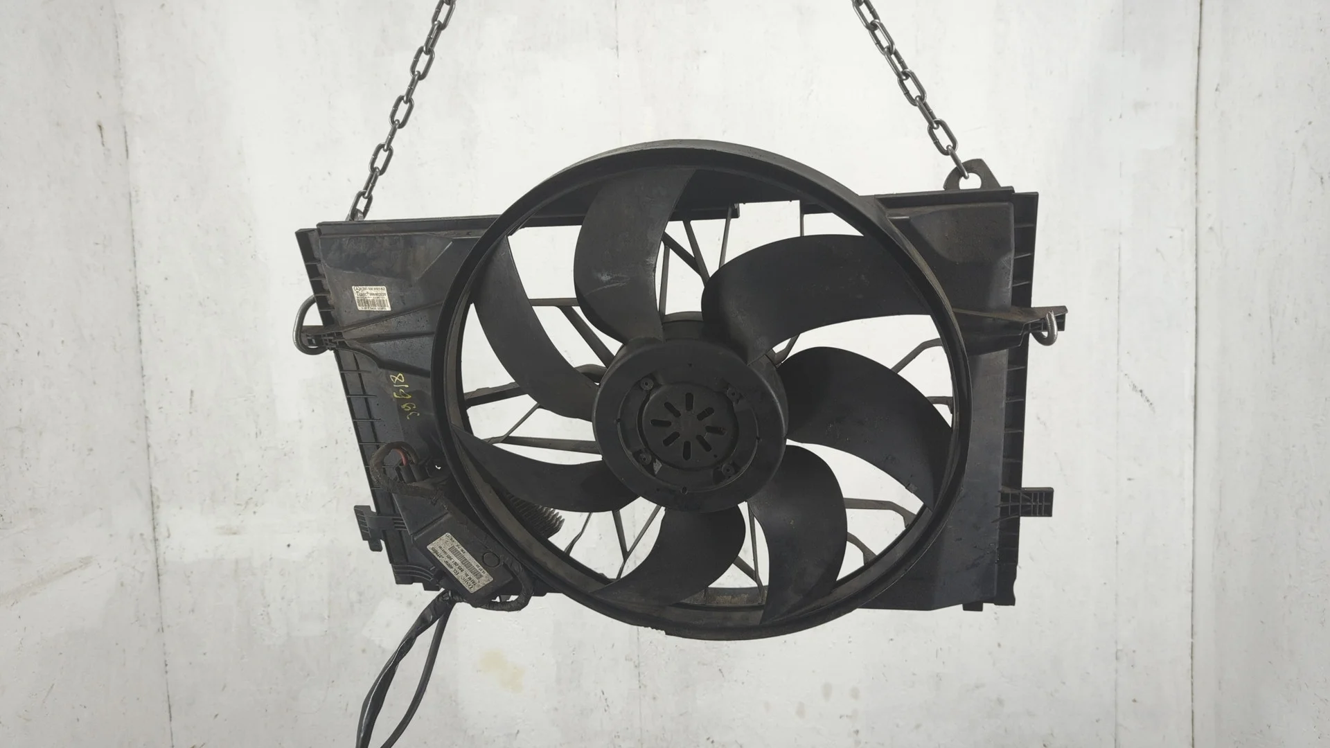 Вентилятор радиатора Mercedes-Benz C W203 2000-2008 Седан КПП 6-ст.мех.(МКПП) OM 646.962 Дизель 2.2 л CDI