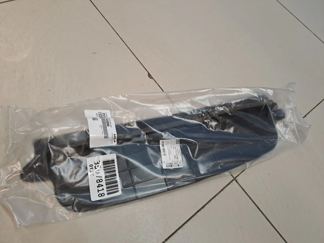 Воздуховод радиатора верхний для Hyundai Solaris 2017-