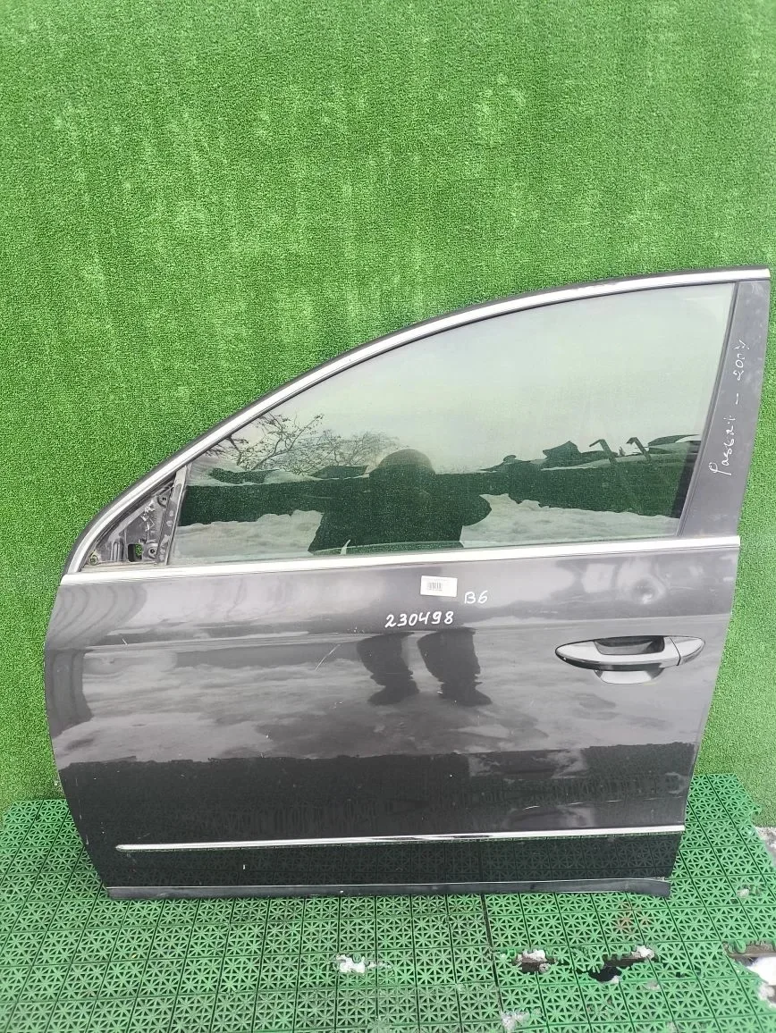 Дверь VOLKSWAGEN PASSAT B6 2005- передняя левая серая б/у PASSAT B6(2005-2010)