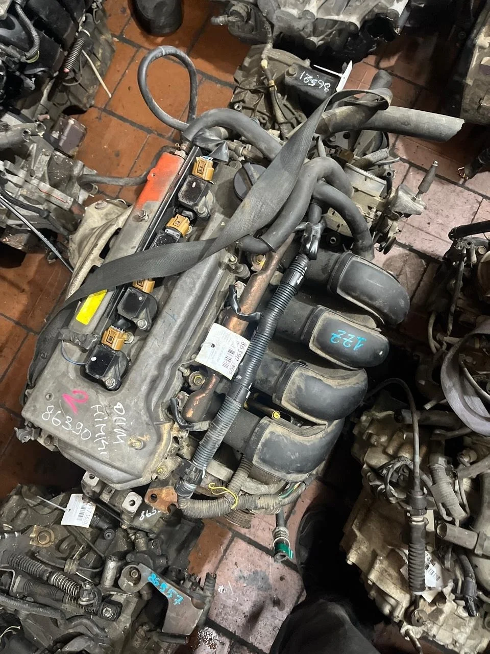 Двигатель Toyota Avensis 2 2003-2009 190000D191 1ZZ-FE