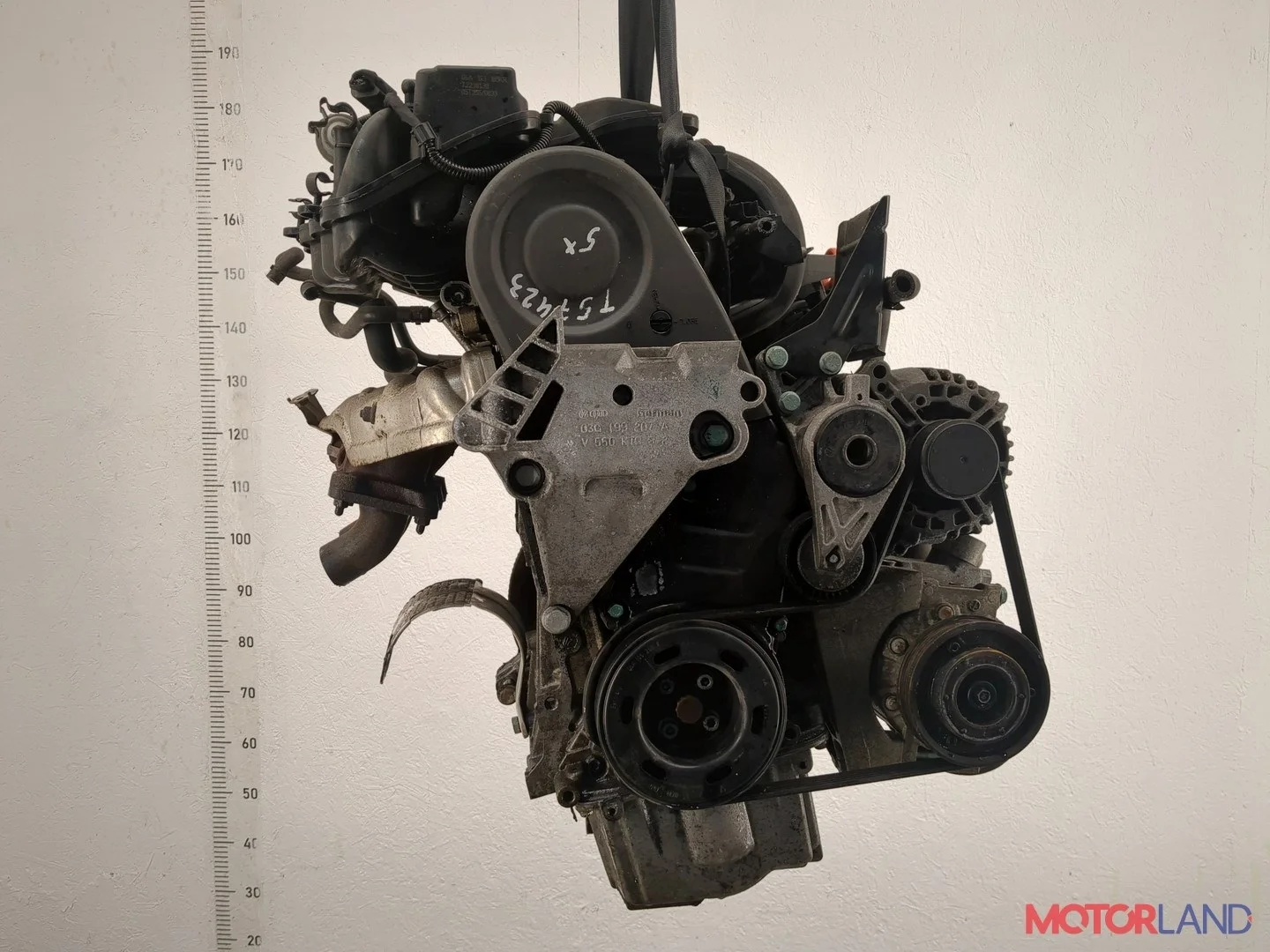 Двигатель (ДВС) Volkswagen Touran 2003-2006 КПП 5-ст.мех.(МКПП) BSE Бензин 1.6 л Инжектор