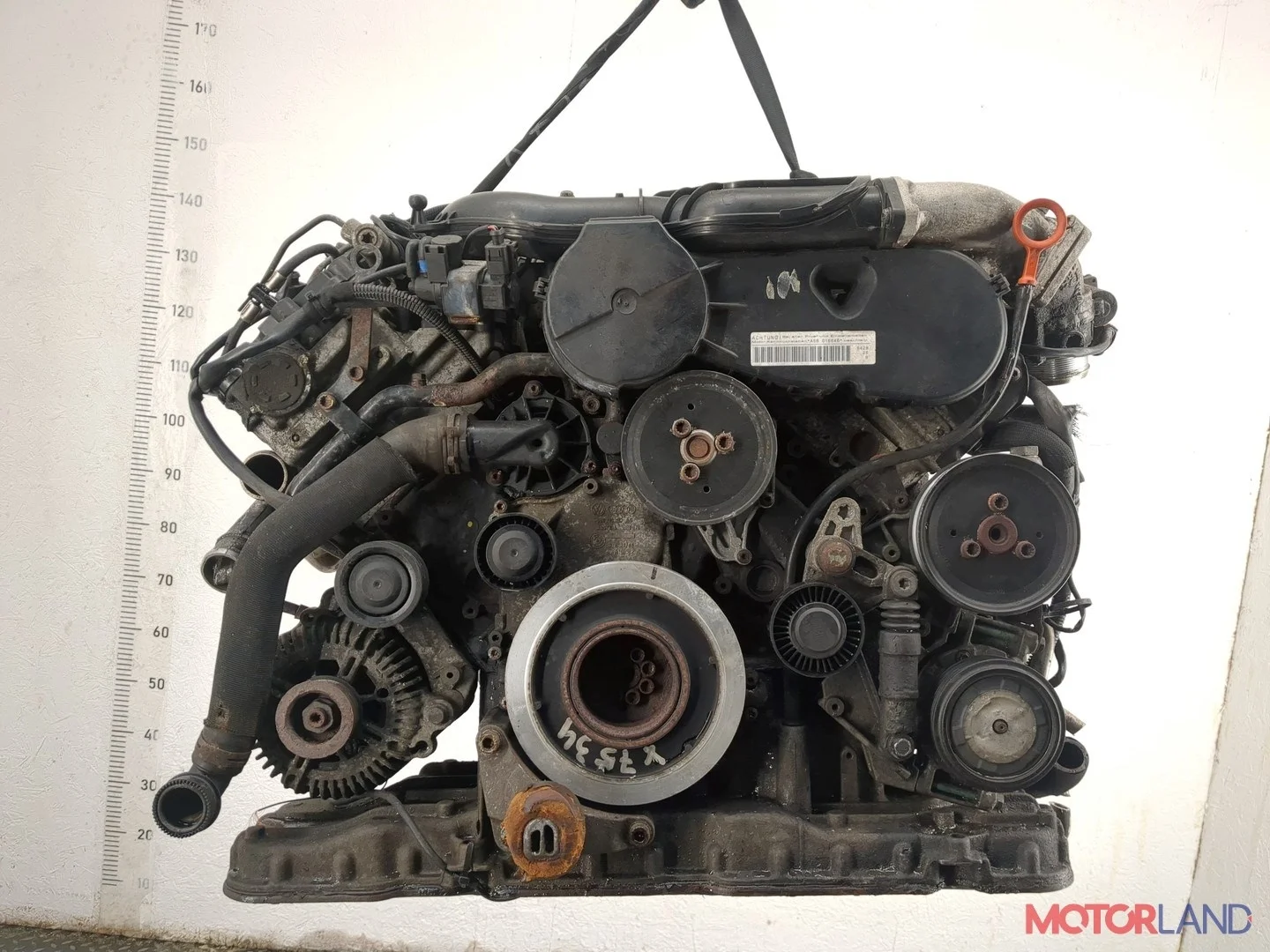 Двигатель (ДВС) Audi A4 (B7) 2004-2009 КПП 6-ст.мех 4х4 (МКПП) ASB Дизель 3 л TDI