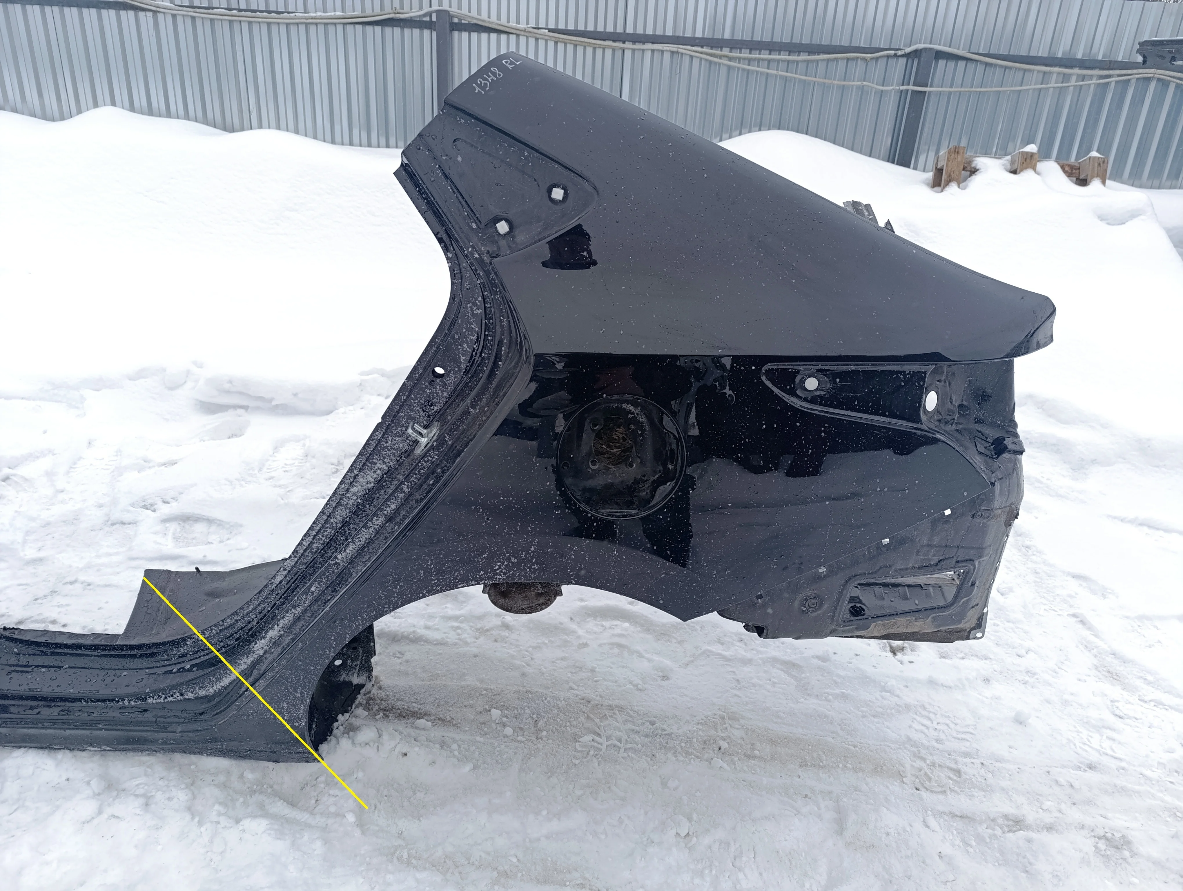 Крыло заднее левое Solaris 2017>