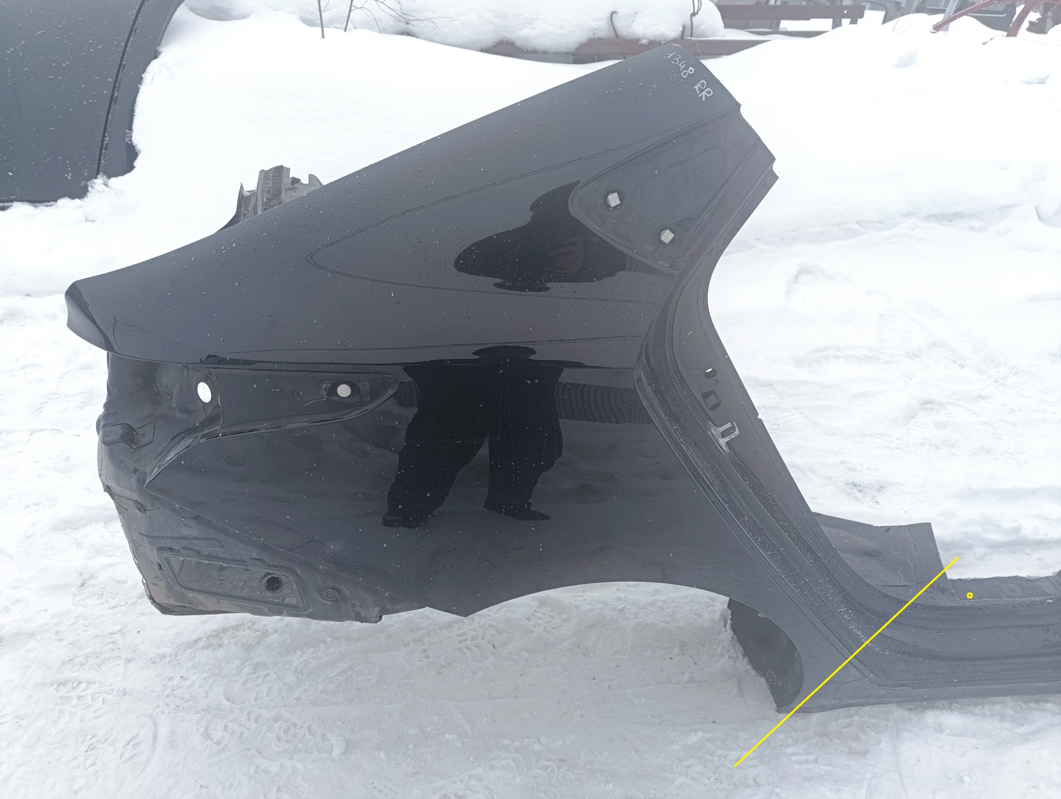 Крыло заднее правое Solaris 2017>