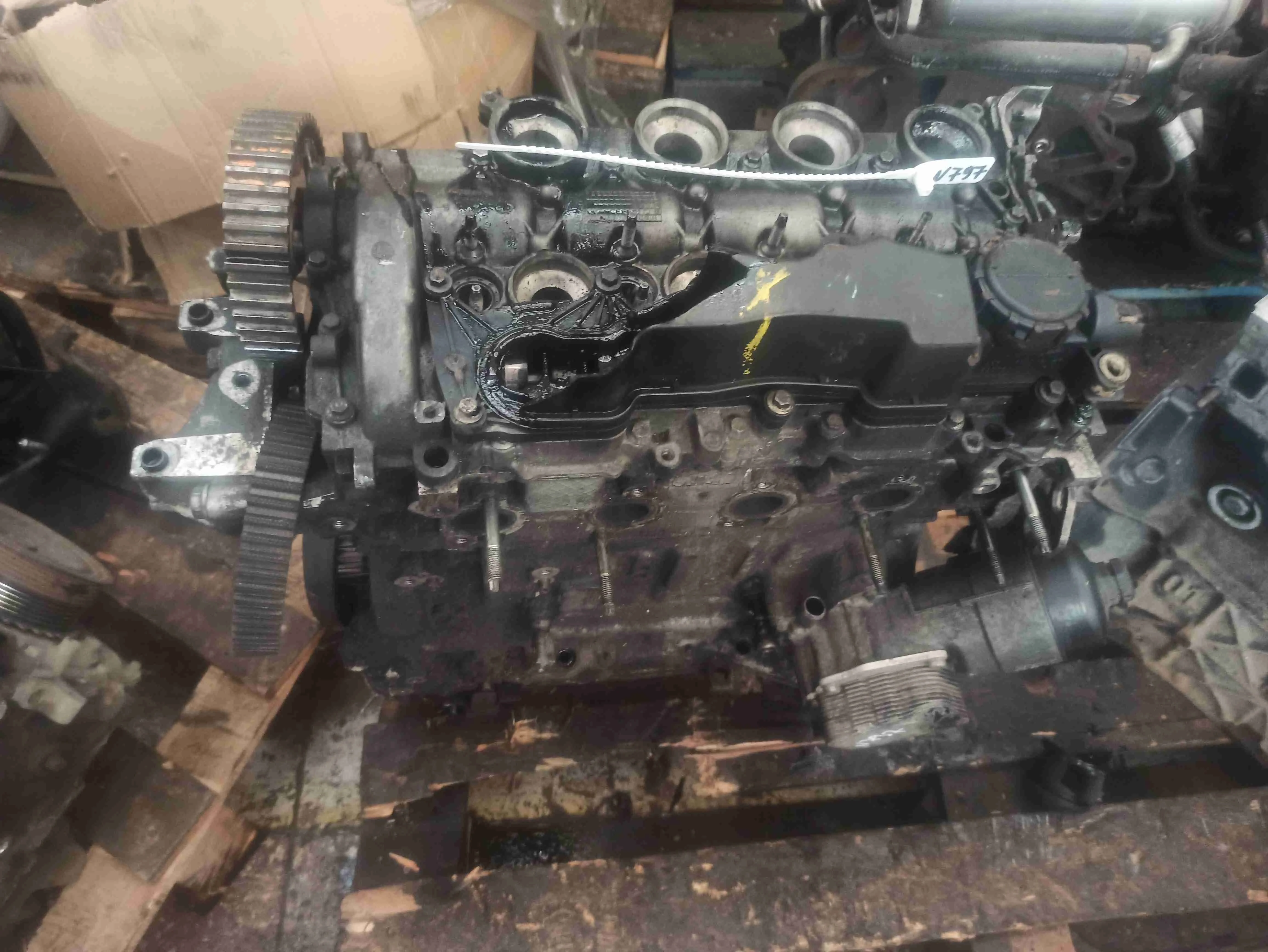 Двигатель Peugeot 307 1 поколение (2001-2005) дизель 1.6 HDI Механика Х/б