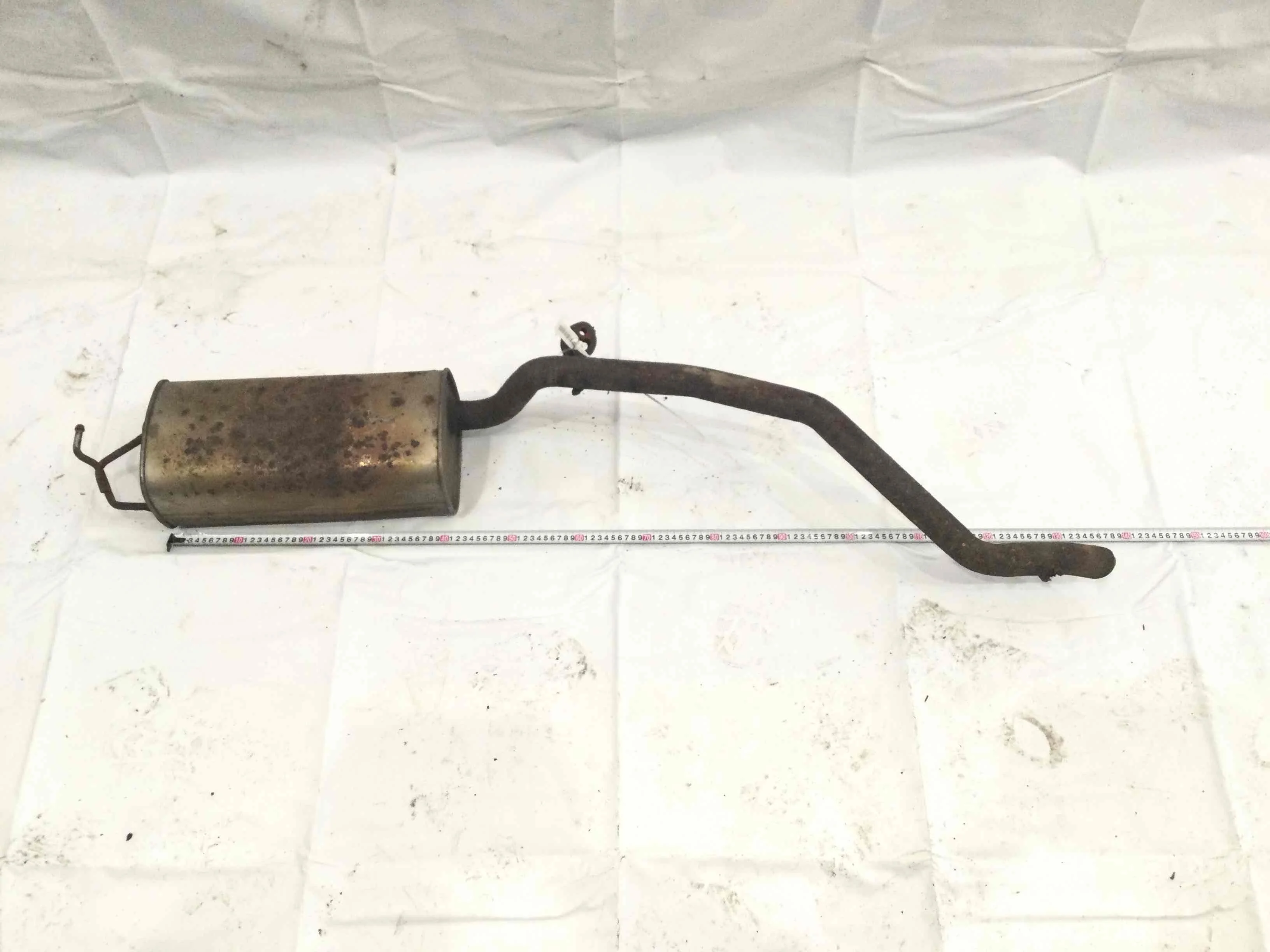 Глушитель Ford Focus 2 поколение [рестайлинг] (2008-2011) бензин 1.6 i Механика 5-дв, х/б