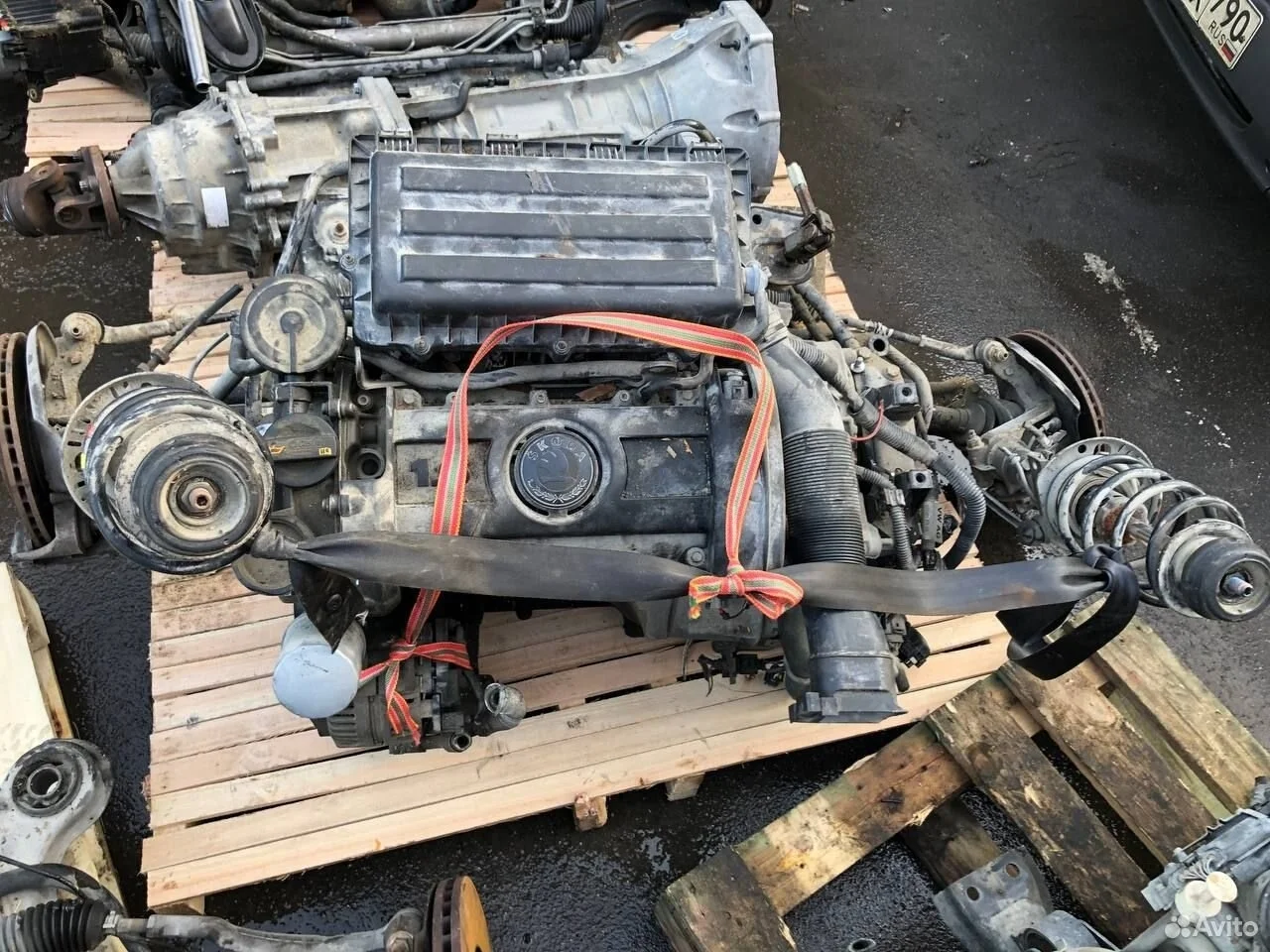 Двигатель cfn cfna 1.6 polo jetta skoda fabia