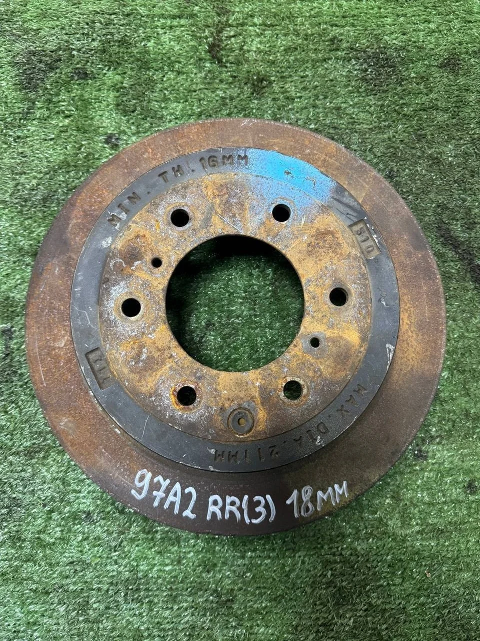 Б.у. диск тормозной MITSUBISHI PAJERO V97W MITSUBISHI PAJERO V97W 3.8 2009