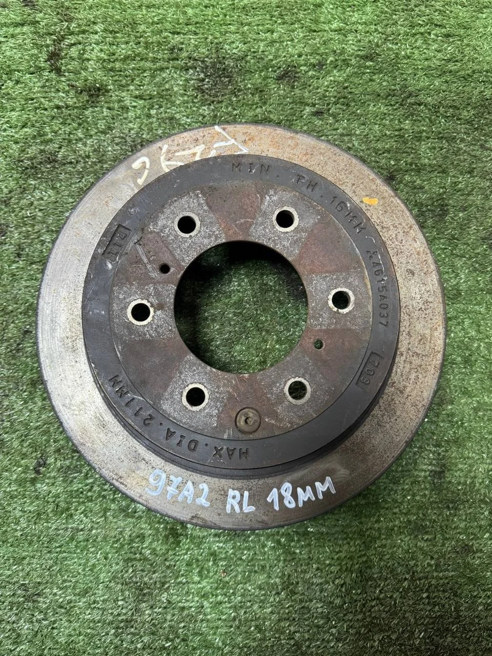 Б.у. диск тормозной MITSUBISHI PAJERO V97W MITSUBISHI PAJERO V97W 3.8 2009