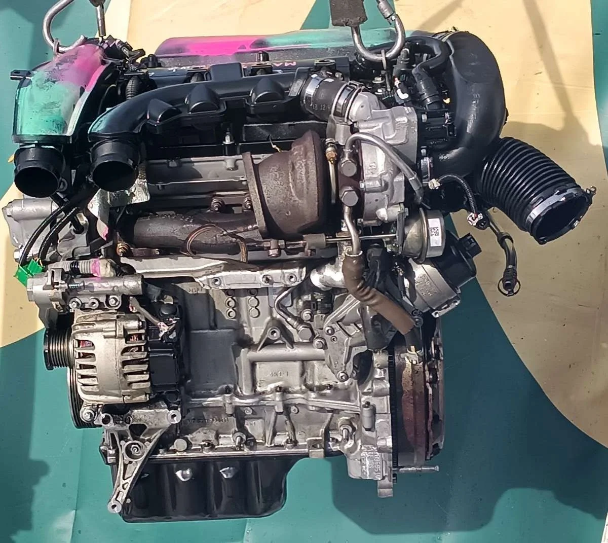 Двигатель Citroen C4 2013 Бензин TI МКПП 5F02, EP6DT, EP6CDT, 5FV, PSA5F02, PSA5FV, 5FV, EP6DT, 5F06, 10FJAZ