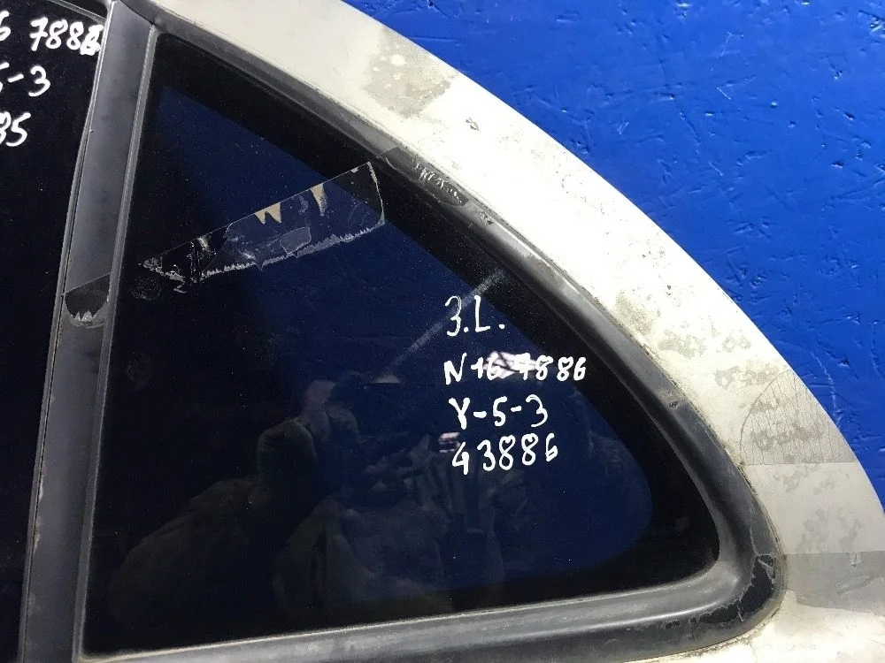 Стекло двери задней левой (форточка) Nissan Almera N16 рестайлинг (2002—2006) N16 2 поколение 822639M700, 822639M700 Лево Перед/Зад QG18DE 4216730