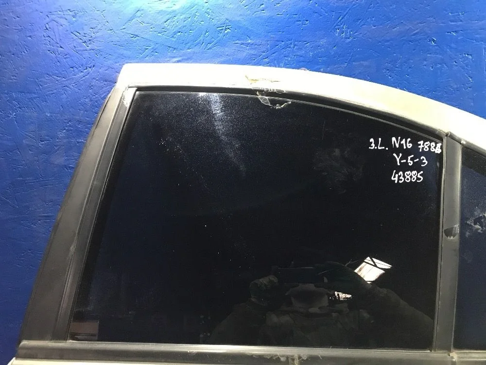 Стекло двери задней левой Nissan Almera N16 рестайлинг (2002—2006) N16 2 поколение 823019M700, 823019M700 Лево Зад QG18DE 4216730