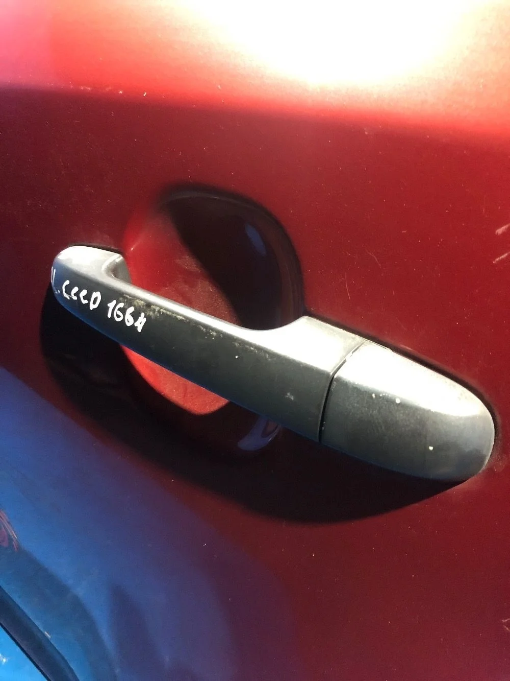 Ручка двери задней наружная левая Kia Ceed ED (2006—2010) XWEFF242280001664 826551H000 Лево Зад G4FC GAMMA