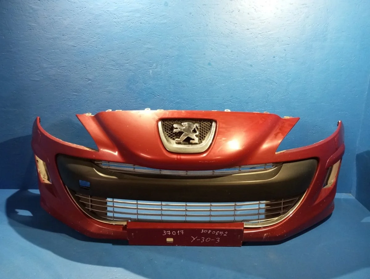 Бампер передний Peugeot 308 I (2007—2011) 4A/C 4B 4A 4E T7 9680484677  Перед 9HZ EP6  EP6C DW10BTED4 EP6DT