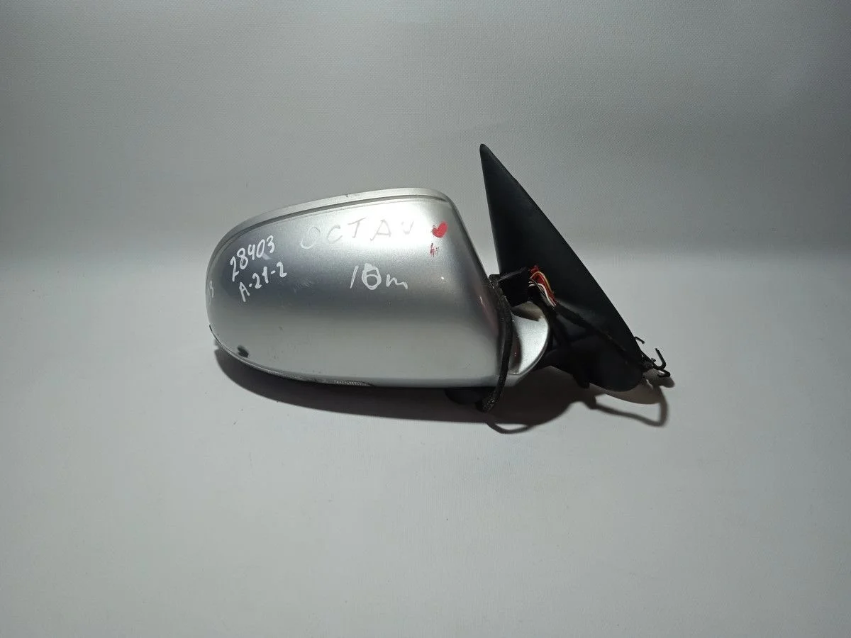 Зеркало правое электрическое Skoda Octavia II рестайлинг (2008—2013)