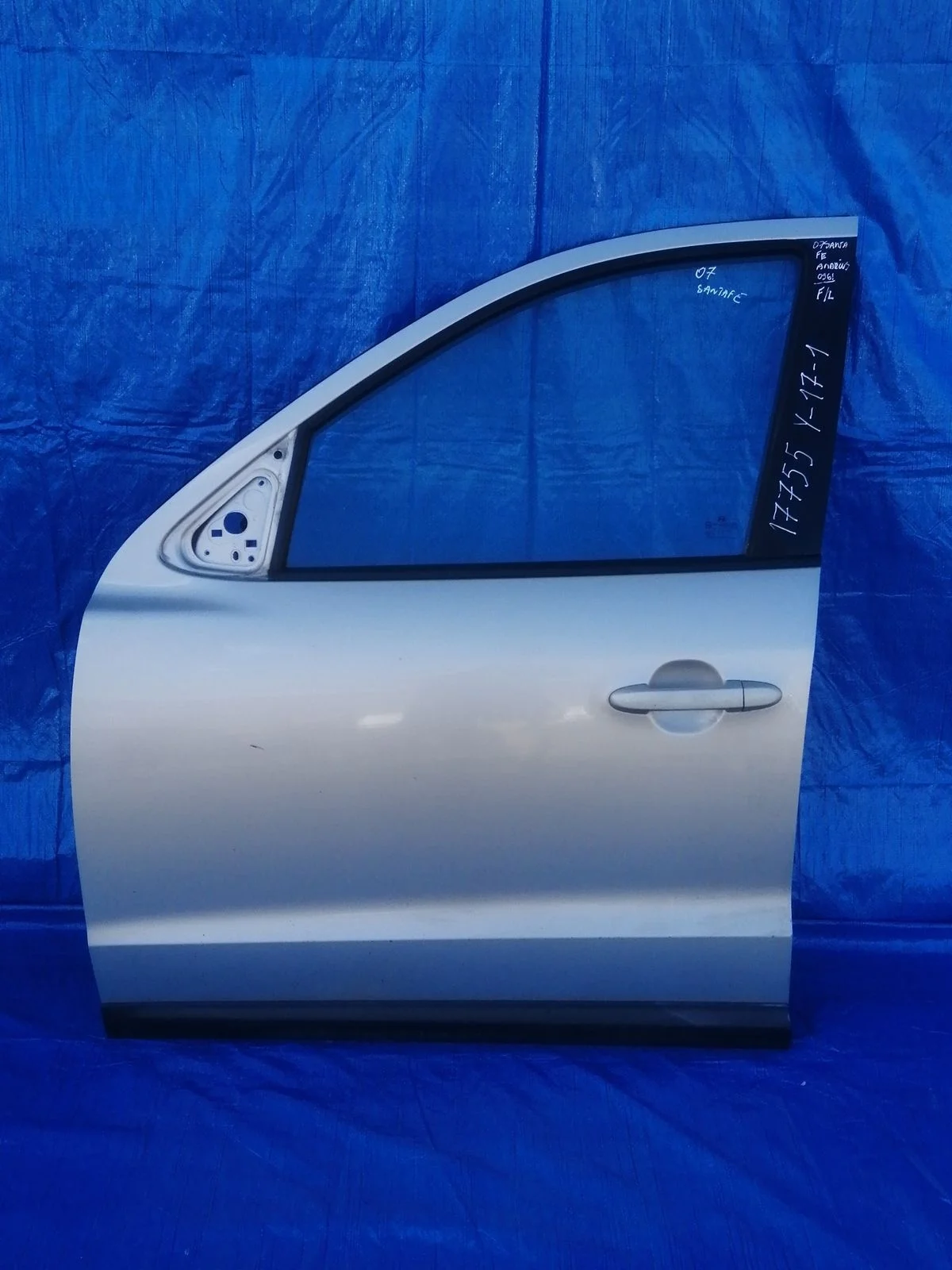 Дверь передняя левая Hyundai Santa Fe II (2005—2010) KMHSH81WR6U040961 760032B030 Лево Перед D4EB