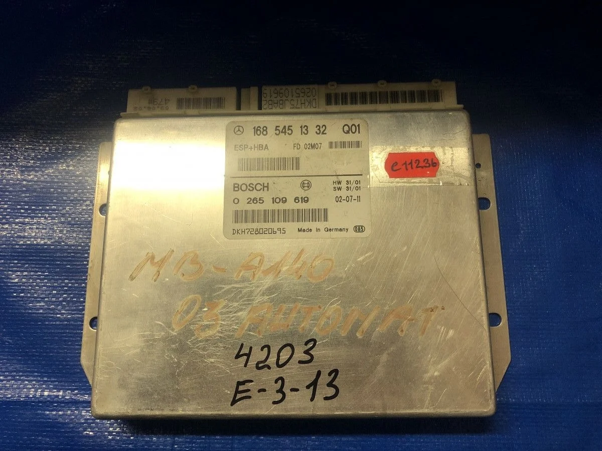 Блок управления ESP Mercedes-Benz A-класс W168 рестайлинг (2001—2004) W168 W168.007 1685451332