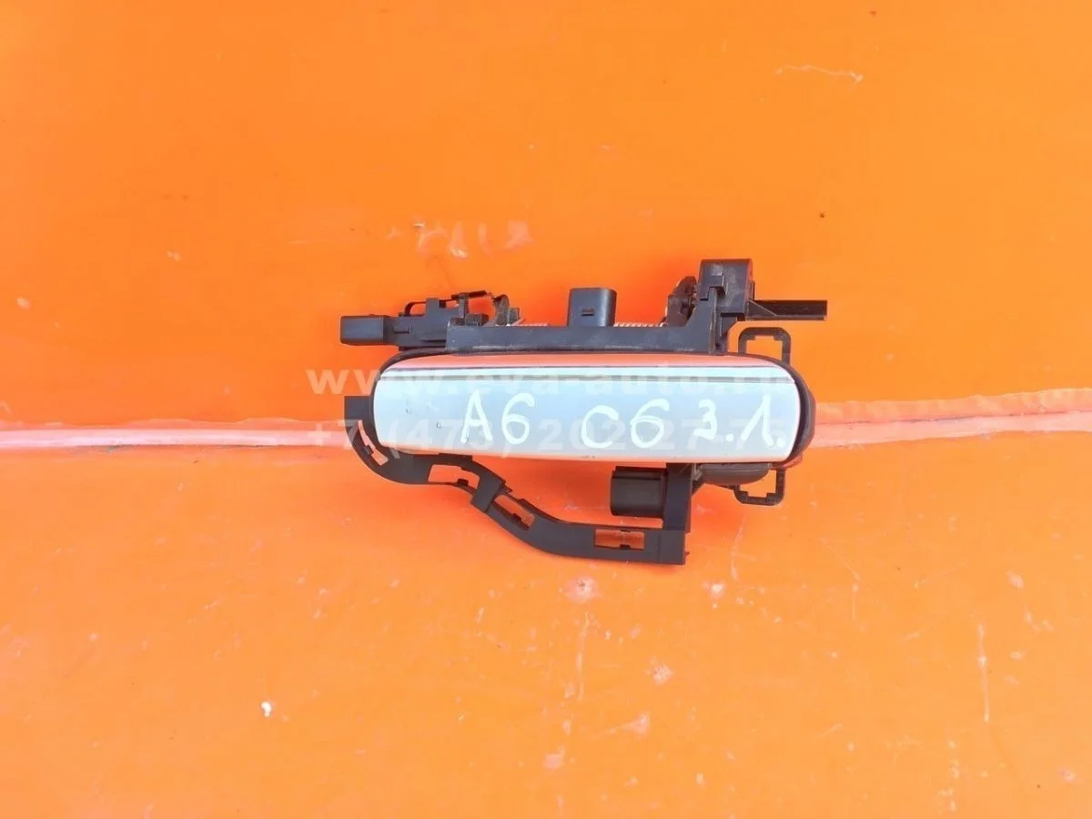 Ручка двери задней наружная левая Audi A6 C6 (2004—2008) 4F2 4F0837207A, 4F0837885D, 4F0837885E