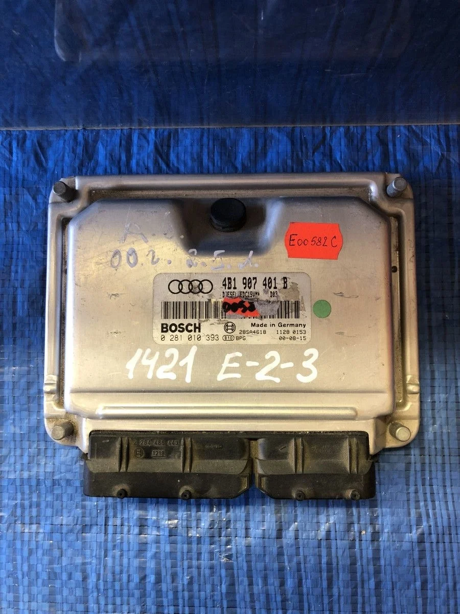 Блок управления двигателем Audi A6 C5 (1997—2001) 4B2 4B4 C5 4B1907401B   AKN