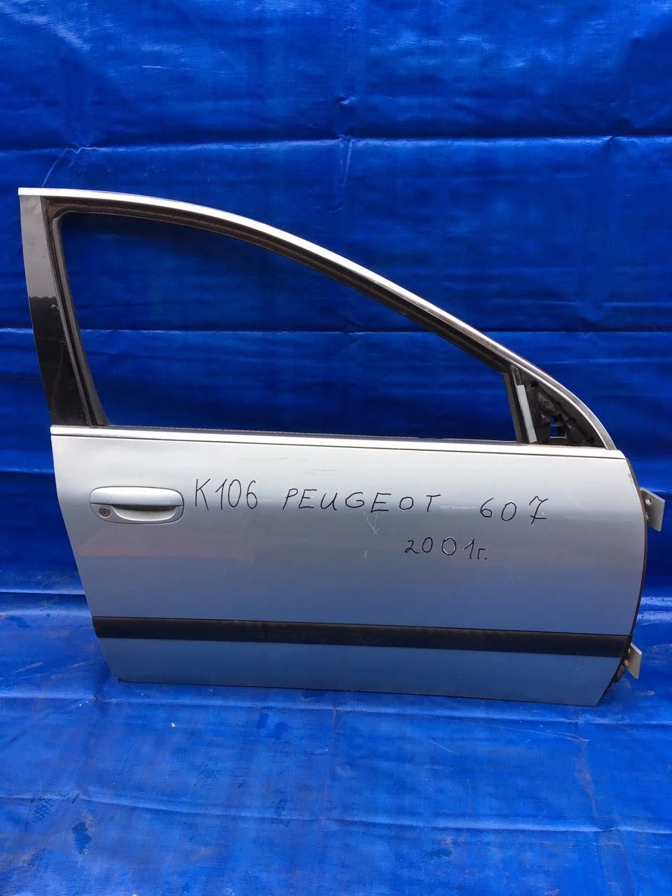 Дверь передняя правая Peugeot 607 I (2000—2004) 9D 9U 1 поколение 9004L4 Право Перед