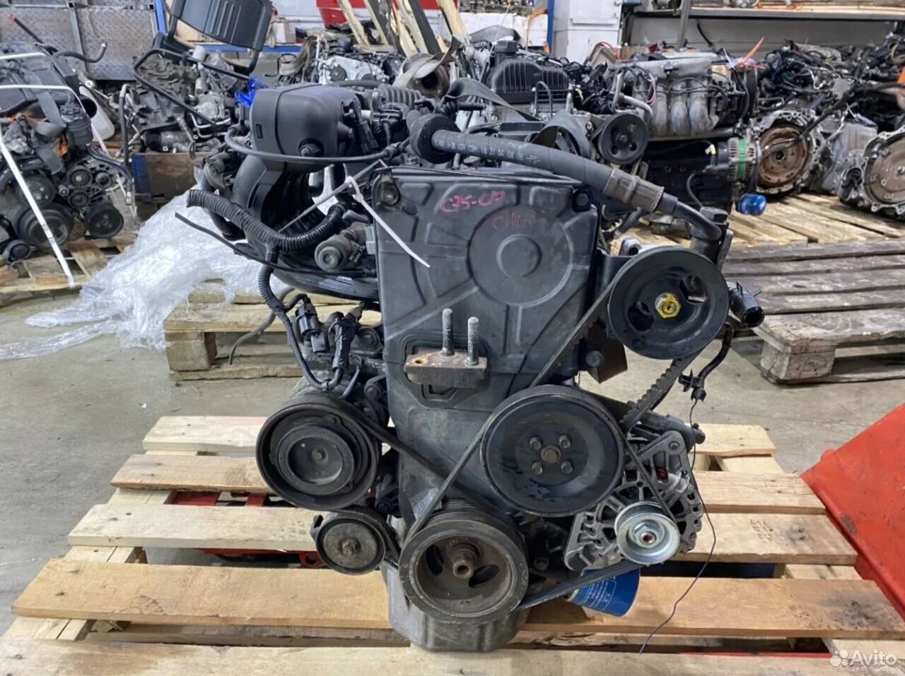 Двигатель g4ec для hyundai avante 1.5 л. 102 лс в сборе оплата при получении