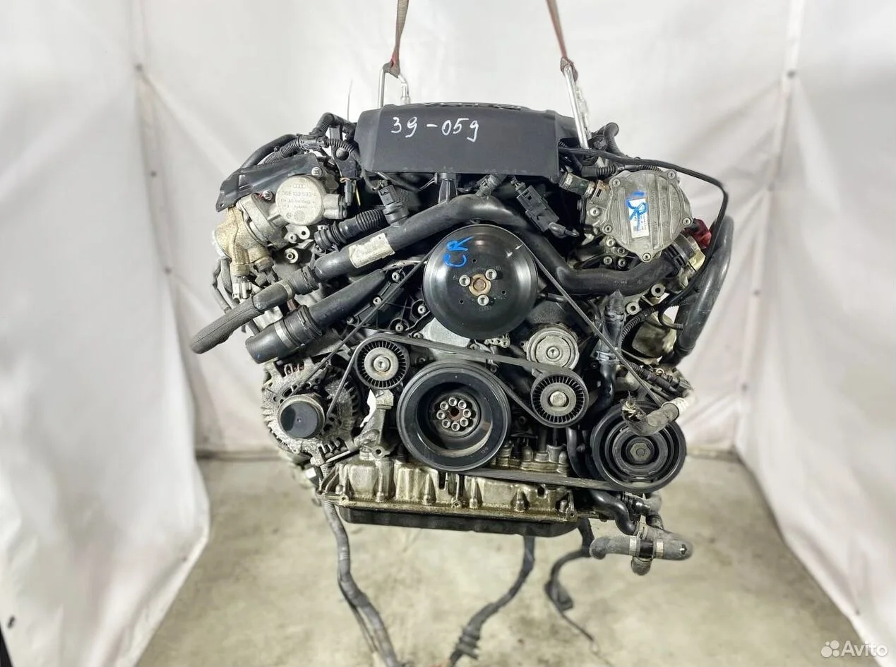Двигатель chv в сборе для audi a6 2.8л 204лс
