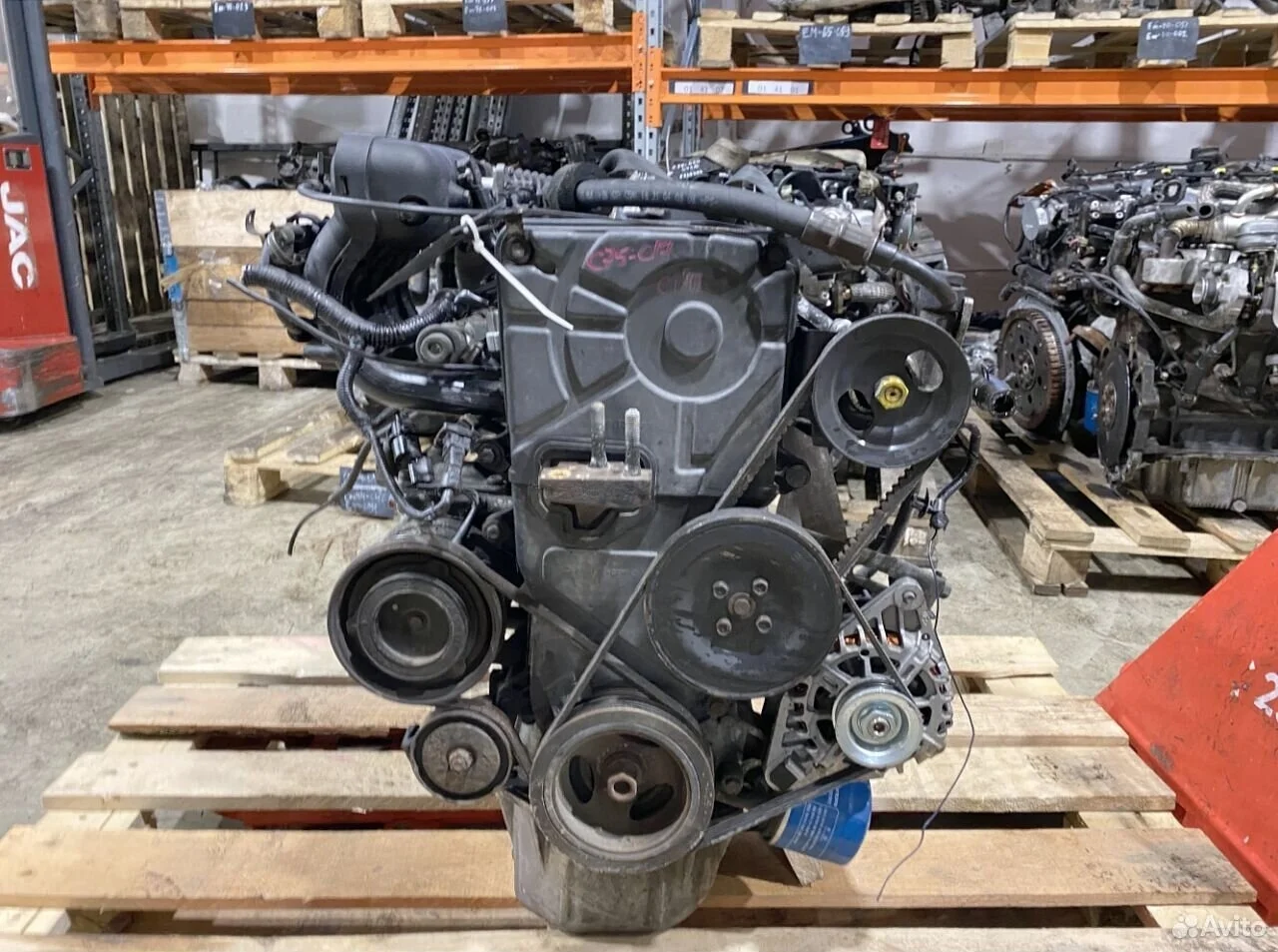 Двигатель g4ec для hyundai avante 1.5 л. 102 лс в сборе б/у