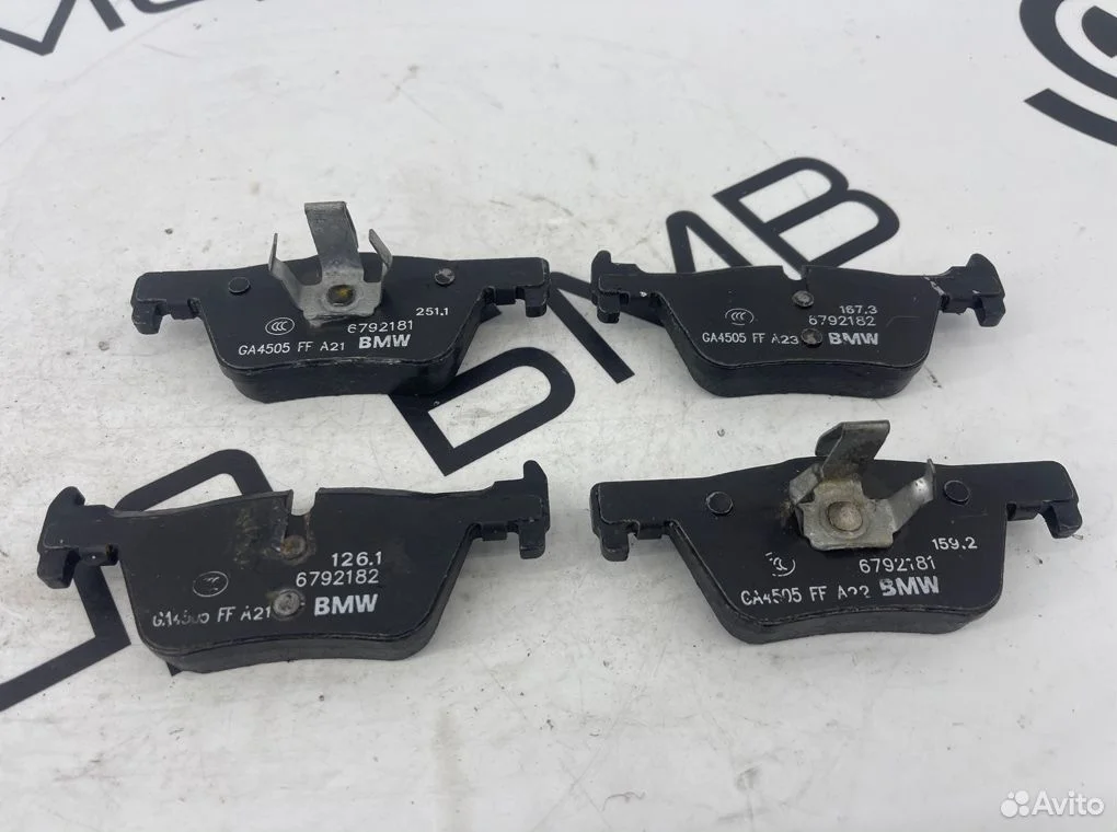 Колодки тормозные задние bmw 2 - series f22