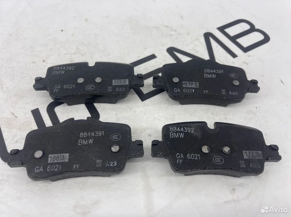 Колодки тормозные задние bmw 3 - series g20