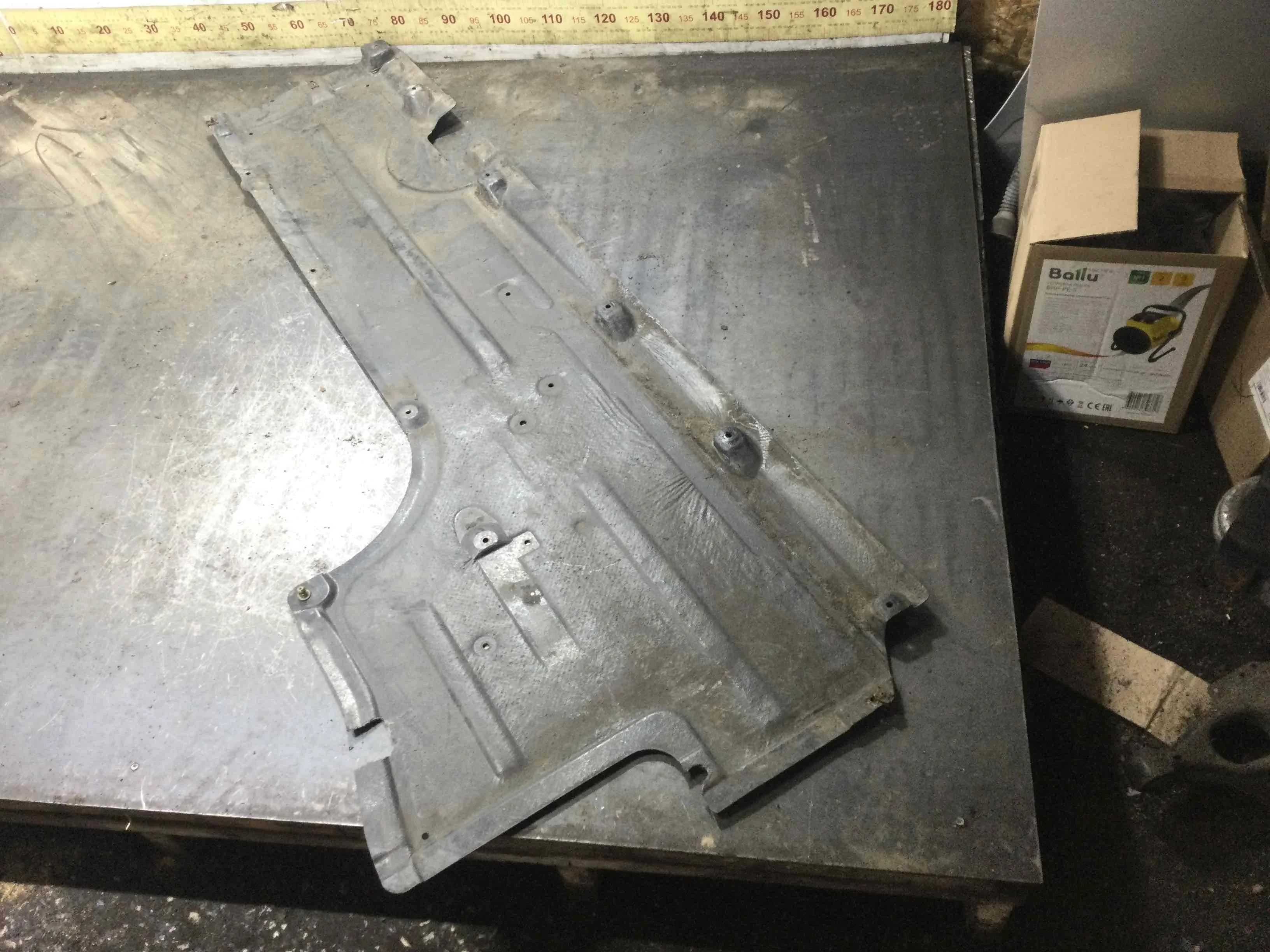 Защита днища BMW 5-Series F10/F11/GT F07 (2009-2013) дизель 2.0 TD Механика Универсал