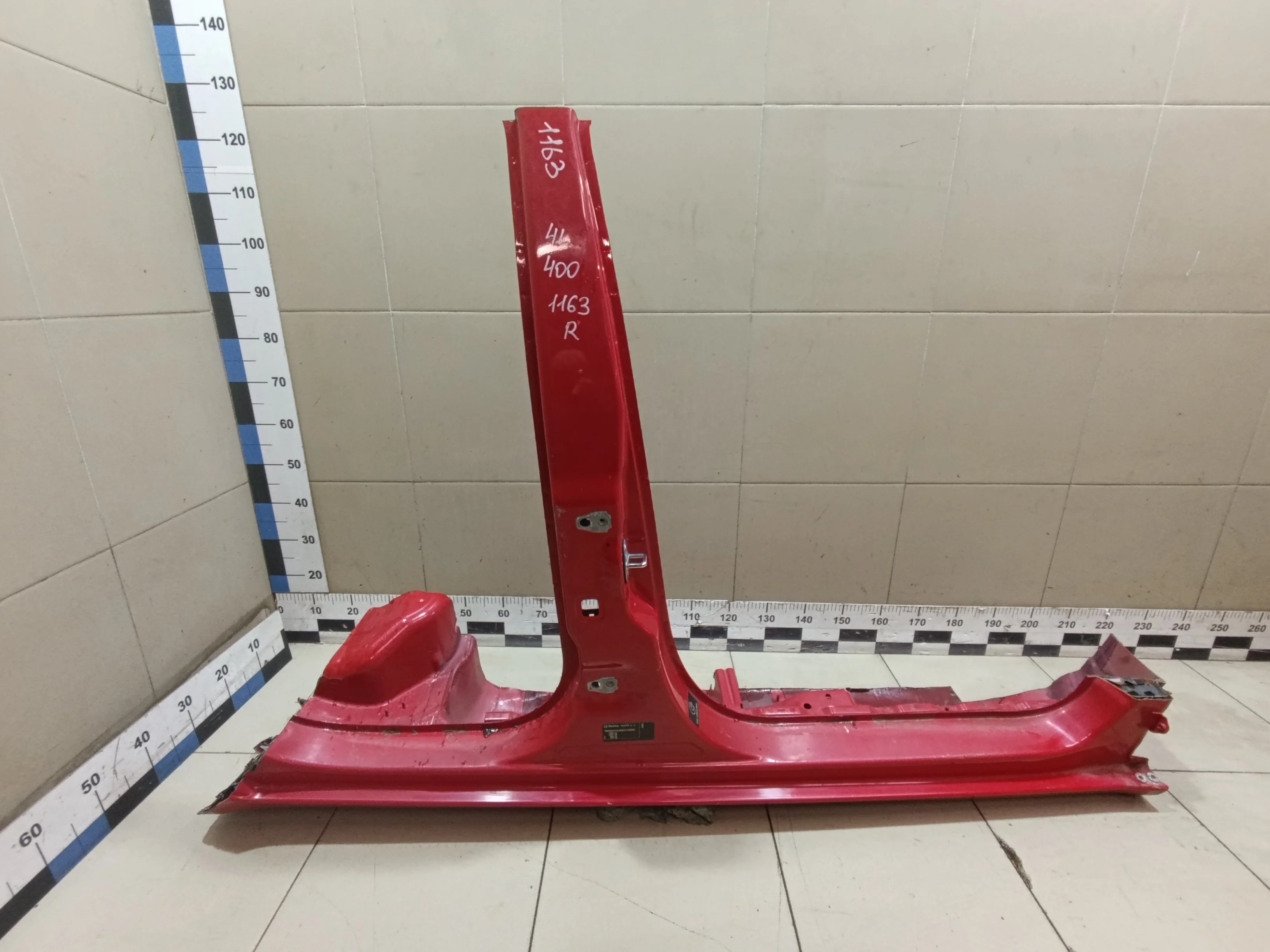 Порог со стойкой правый Fabia 2007-2015