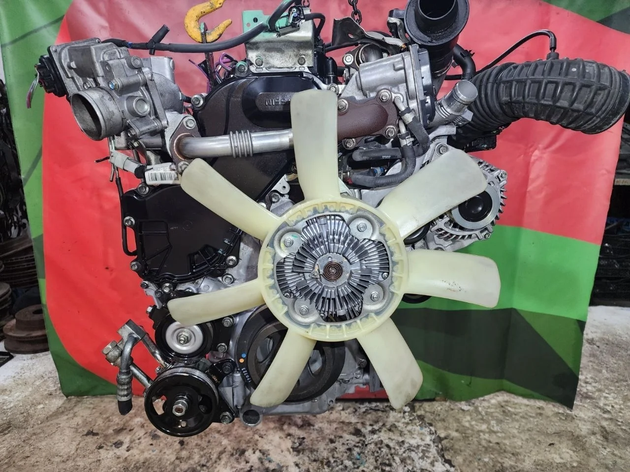 Двигатель YD25 Nissan Navara D40 2.5 Дизель