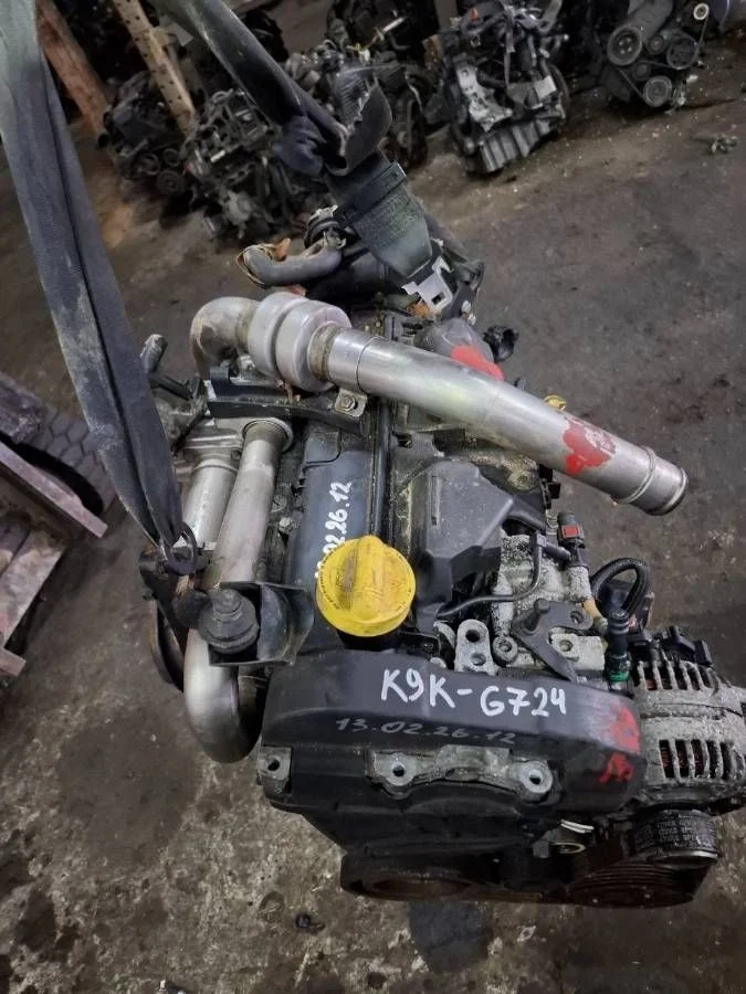 Двигатель K9K724 Renault Scenic 2 1.5 Дизель