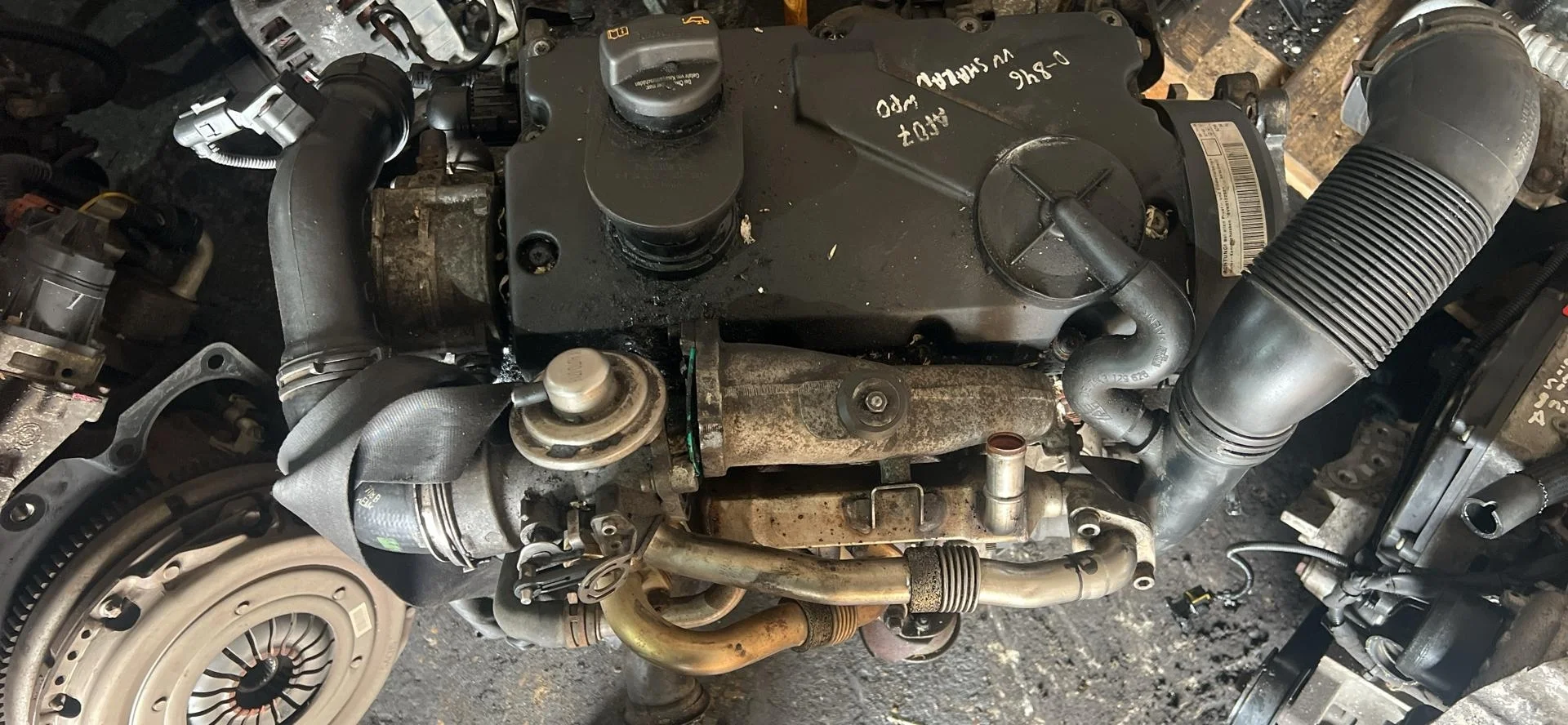 Двигатель BVK Volkswagen Sharan 1 restailing 1.9 Дизель