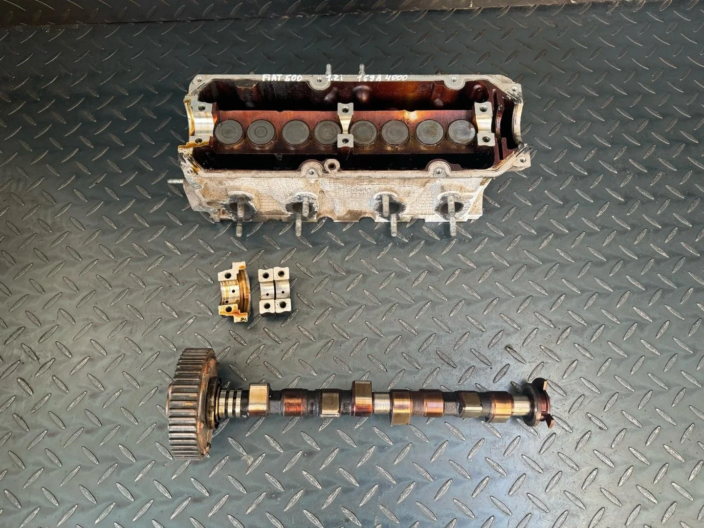 головка блока цилиндров Fiat 500 2