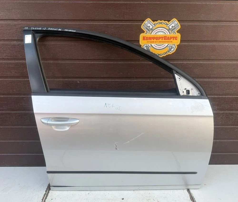 Стекло двери передней правой Volkswagen Passat B6 (2005—2010)