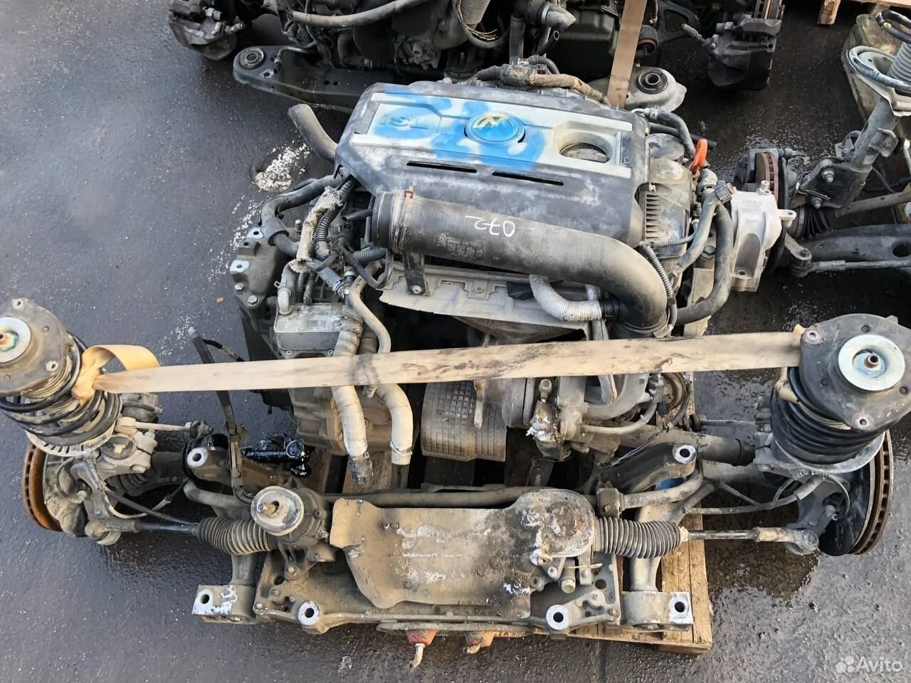 Двигатель volkswagen tiguan passat caw 2.0