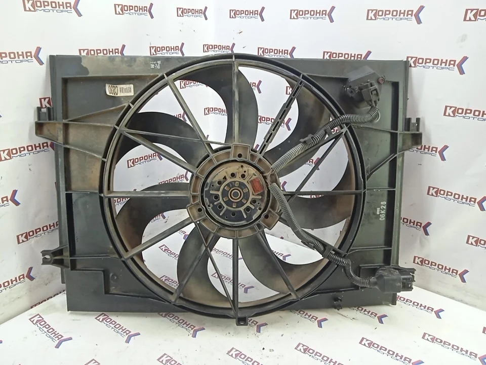 Вентилятор радиатора Hyundai Tucson Kia Sportage (04-) Б/У Б/У