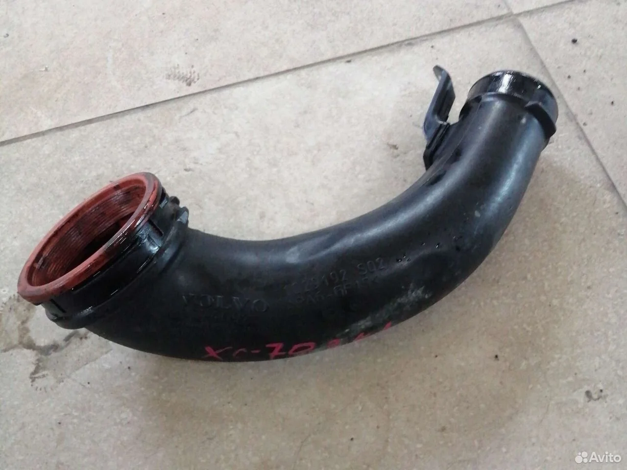 Патрубок турбины на volvo xc60, xc70 2,4 diesel
