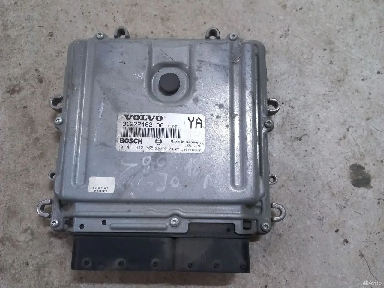 Блок управления двигателем volvo xc70,s80,xc60