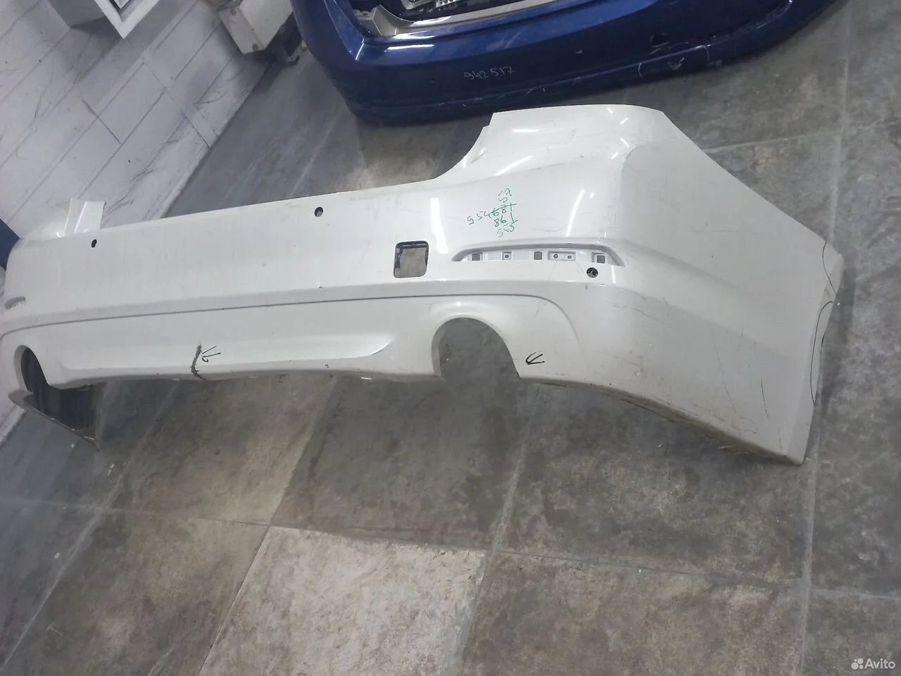 Задний бампер на bmw 5er g30