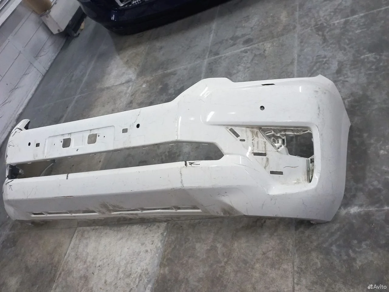 Передний бампер на toyota land cruiser prado 150