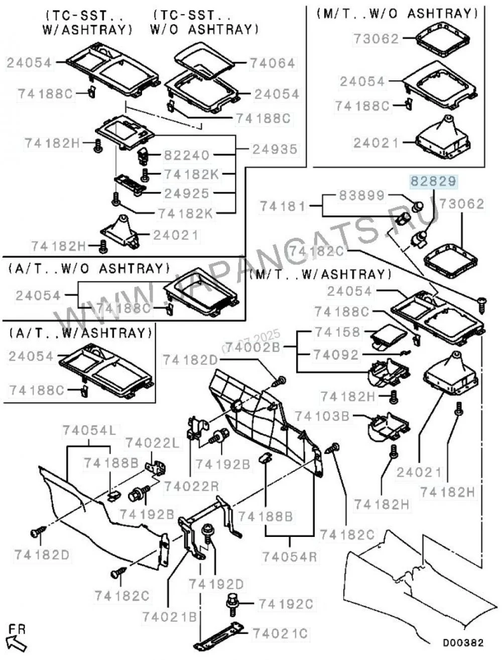 Прикуриватель Mitsubishi Lancer X (2007—2010)