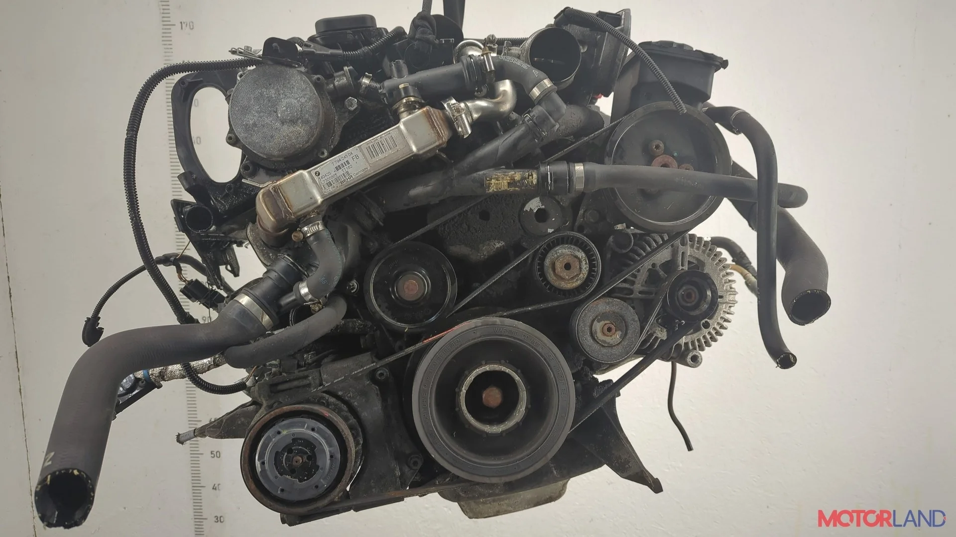 Двигатель (ДВС) BMW 5 E60 2003-2010 КПП 6-ст.мех.(МКПП) 204D4 / M47D20 Дизель 2 л TDI