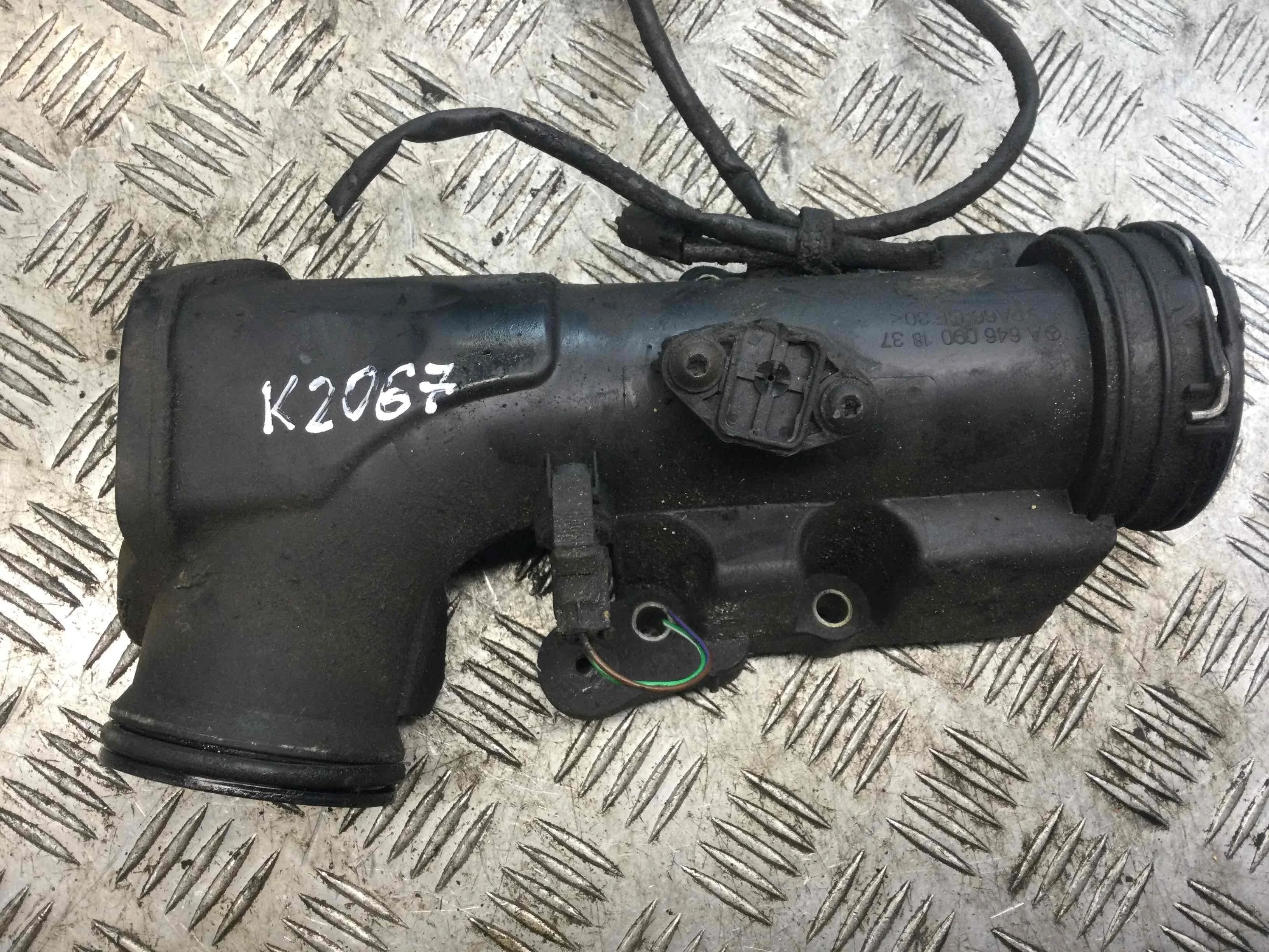 Патрубок интеркулера Mercedes Vito W639 (2003-2010) дизель 2.2 CDI Механика Микроавтобус