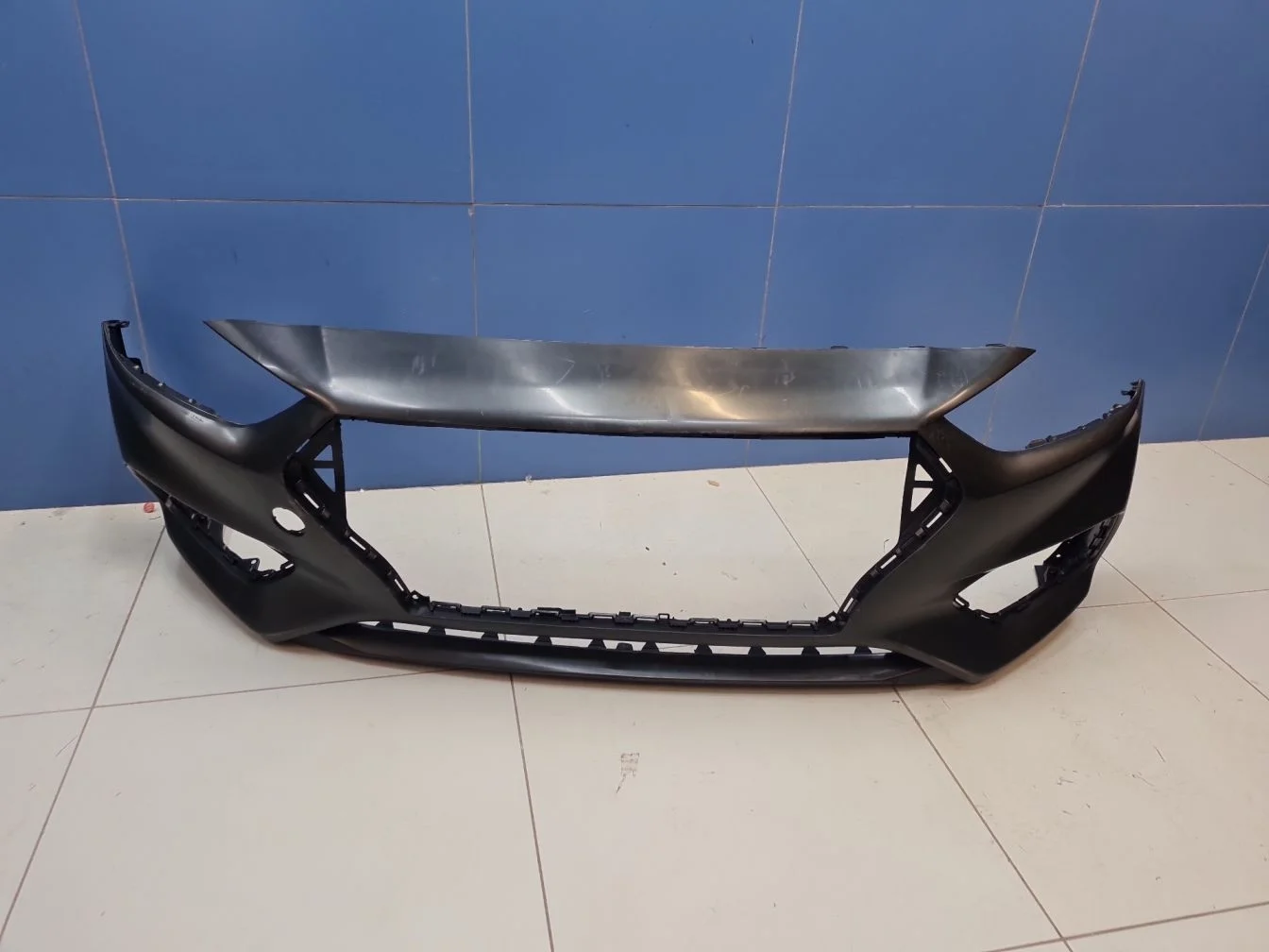 Бампер передний для Hyundai Solaris 2017-