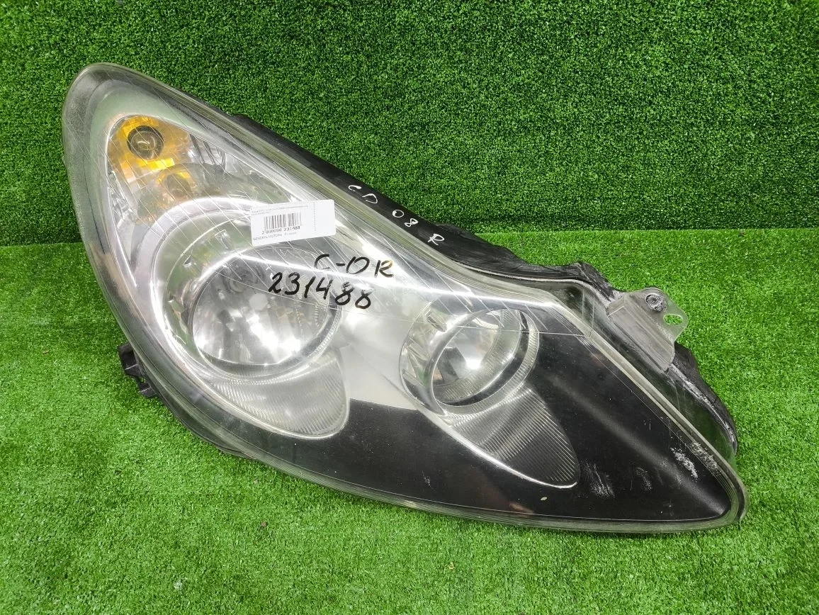 Фара OPEL CORSA D 2006- чёрная правая б/у CORSA D(2006-2014)