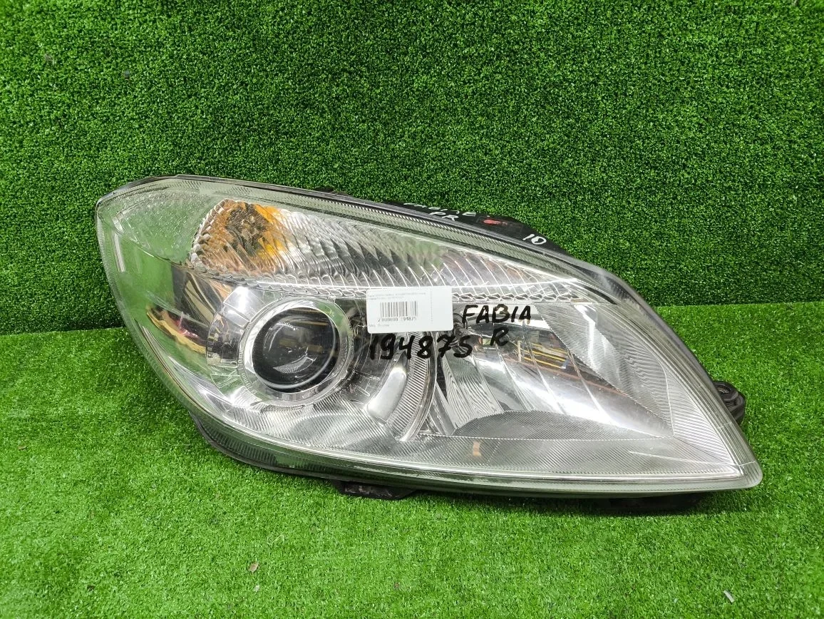 Фара SKODA FABIA 2, ROOMSTER 2010- линза правая б/у FABIA 2(2007-2015)